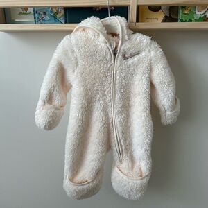 Nike Cream Hooded Sherpa Coverall